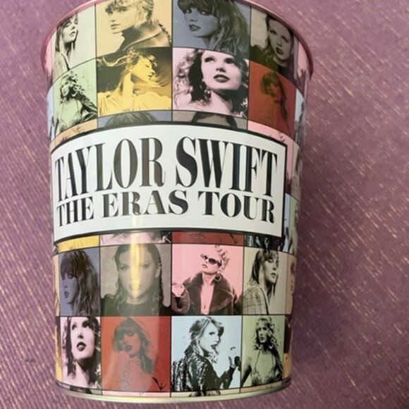 Taylor Swift Eras Tour Metal Popcorn Bucket - Picture 1 of 5